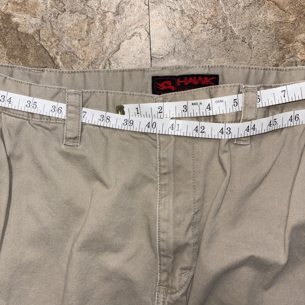 Tony Hawk Y2K Khaki Cargo Pants 38X30 VTG Skater Hiking Athletic Outdoors Baggy - Picture 7 of 7